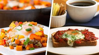 5 LowCalorie Breakfasts To Start Your Day Right • Tasty [upl. by Yenots]