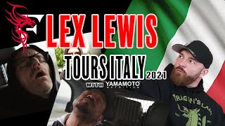 Flex Lewis Tours Italy Yamamoto Nutrition Post Olympia Tour 2021 [upl. by Anilev556]