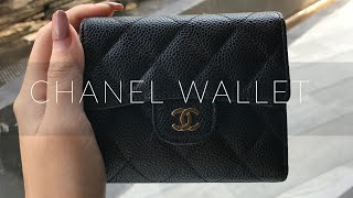 รีวิวกระเป๋าสตางค์ใบสั้น Chanel Chanel Small Wallet [upl. by Ativahs]