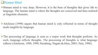 Psycholinguistics  Lesson 7  Language and Mind [upl. by Anni145]