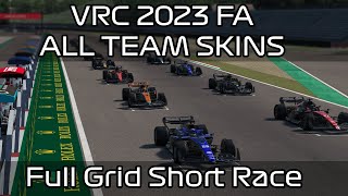 All F1 Team Skins For VRC Formula Alpha 2023  Assetto Corsa  Links In Description [upl. by Nnaira]