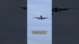 Jet2 holidays mesmerising landing viralvideo planespotting BirminghamTravelling2024 [upl. by Soiritos]