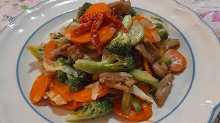 Pollo Con Brocoli y Zanahoria A Mi Estilo  Perla recetas fáciles y caseras [upl. by Notlil231]