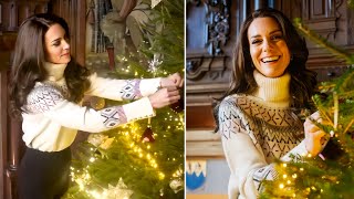 Princess Catherine Spreads Christmas Cheer at Westminster Abbey [upl. by Anelrahs478]