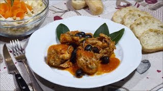 Pollo alla Cacciatora  Chicken Cacciatore  Thermomix TM31 [upl. by Ibob]