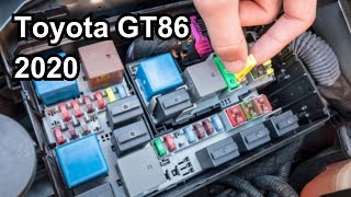 DIAGRAMA de FUSIBLES y RELES de Toyota GT86 año 2020 Gratis [upl. by Samoht68]