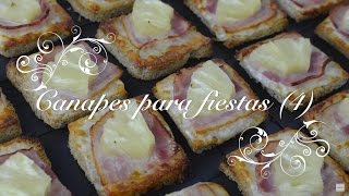 CANAPÉS para FIESTAS 🎉 con Sólo con 4 INGREDIENTES ✅ FÁCILES Originales y ECONÓMICOS 💲 [upl. by Pacheco]