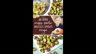 Air Fryer Brussels Sprouts Recipe [upl. by Sanborn642]