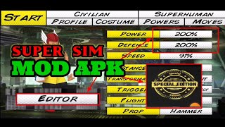 Super Sim Mod APK  Unlock Editor  Special Edition  Latest version [upl. by Faux950]