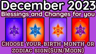 December 2023 Horoscope  Monthly Tarot Card Predictions  Blessings and Guidance  Your Next Month [upl. by Suilenroc498]