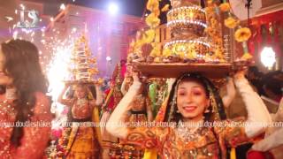 Diya Wedding Bride Entry Performance by Double Shake Dance Troupe New Delhi Mumbai India [upl. by Savitt125]