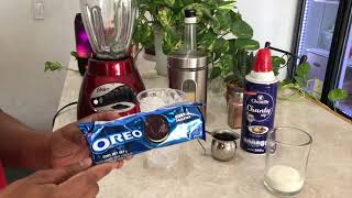 COMO PREPARAR UN FRAPPE DE OREO [upl. by Ylrebma]