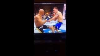 Anderson silva snaps his lower leg in half [upl. by Ittocs]