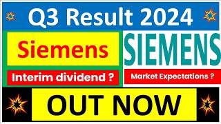 SIEMENS Q3 results 2024  SIEMENS results today  SIEMENS Share News  SIEMENS Share latest news [upl. by Norris984]