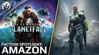 Age of Wonders Planetfall  Gameplay Faction Spotlight Amazon [upl. by Araeit713]