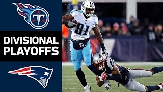 Titans vs Patriots  NFL Divisional Round Game Highlights [upl. by Yenalem409]