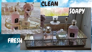 Some Of My Favourite Fresh  Clean  Soapy  Powdery Fragrances  Summer Perfume Review [upl. by Crutcher]