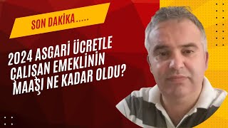 İŞTE ASGARİ ÜCRETLE ÇALIŞAN EMEKLİ KİŞİNİN MAAŞI [upl. by Atnwahs]