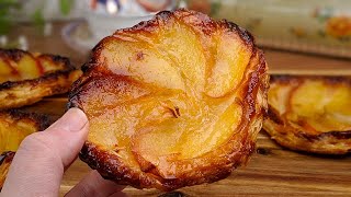 Tarte tatin individuelles  sans moule  Recette rapide aux pommes [upl. by Baras378]