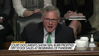 NC Senator Richard Burr profited off stock sales at the beginning of the pandemic Court documents [upl. by Hartfield]