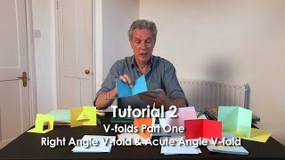 PopUp Tutorial 2  Vfolds Part 1 Right Angle Vfold amp Acute Angle Vfold [upl. by Anum]