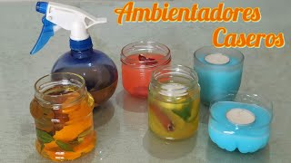 Cómo hacer Ambientadores Caseros y Ecológicos Ambientador de gelatina natural Aromatizador hogar [upl. by Samala]