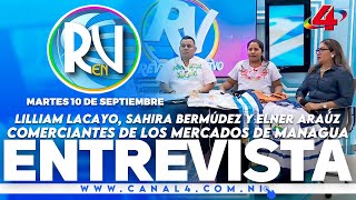 Comerciantes de los mercados de Managua l Revista En Vivo  10 de septiembre del 2024 [upl. by Monahon]