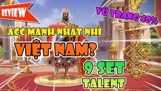 Review acc Boss MinhPhuc GPY ngã ngửa khi review acc mạnh nhất nhì Rok Việt  Rise of Kingdoms [upl. by Newbold]