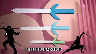 Comment faire une épée en papier très facilement  Origami Ninja Weapon [upl. by Shina]