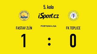 FK Teplice vs FC Fastav Zlín 5kolo Het liga [upl. by Eliades553]