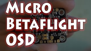 Micro Omnibus F3 BetaflightOSD Flight Controller [upl. by Ydne]