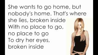 Avril Lavigne  Nobodys Home LyricsLetra [upl. by Nylsirhc]