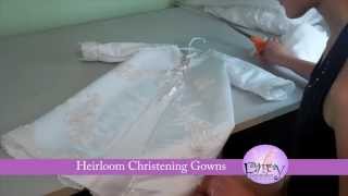 Heirloom Christening Gowns Created From Wedding Gown [upl. by Knorring]