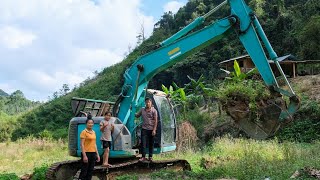 Catch Stream Fish Rent an Excavator to Expand the Farm  Family Farm [upl. by Pacien]