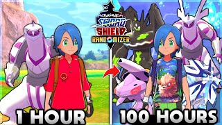 Only Legendarys  Pokemon Sword amp Shield Randomizer 100 Hours Gameplay  Only Legendary Challenge [upl. by Naginarb]