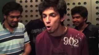 Anirudh with YOYO Honey Singh And Hip Hop Tamizha Adhi Edhir neechal song making Dhanush [upl. by Baras944]