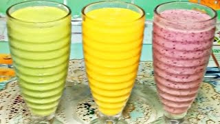 3 BATIDOS SALUDABLES Y NUTRITIVOS para el DESAYUNO ¡receta facil y rápida [upl. by Jamieson648]