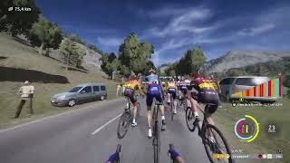 Cime de la Bonette  Jonas Vingegaard  Tour de France 2024 GAMEPLAY PCPS4PS5XBOX [upl. by Mansfield]