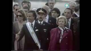 AV1961 Cadena nacional Menem e Isabel Perón en tedeum por Revolución de Mayo [upl. by Corrie]