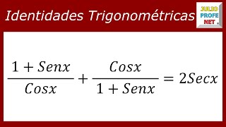 DEMOSTRACIÓN DE IDENTIDADES TRIGONOMÉTRICAS  Ejercicio 9 [upl. by Gillette]