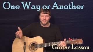 One Way Or Another One DirectionBlondie Easy Guitar Lesson How to Play Tutorial [upl. by Fenella201]