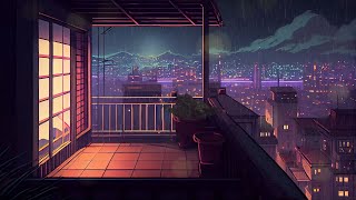 Lofi Rain in City ☂️ lofi chill night  chill beats to relaxstudy to [upl. by Avon]