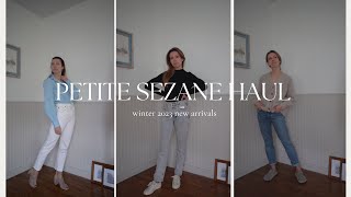 Sezane 2023 Winter Haul amp Try On  Petite Sezane Review [upl. by Enellek]