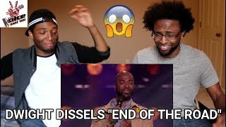 Dwight Dissels – End Of The Road The Blind Auditions  The voice of Holland 2016 REACTION [upl. by Dodds865]