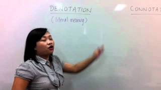 C2C Lesson  Meaning of Denotation Vs Connotation [upl. by Ettedanreb]