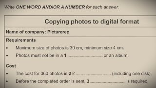 Copying photos to digital format ielts listening 2023  HD AUDIO  1080p [upl. by Aitas]