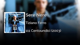 Tiziano Ferro  Sere Nere  Letra Italiano  Español [upl. by Akemahc]