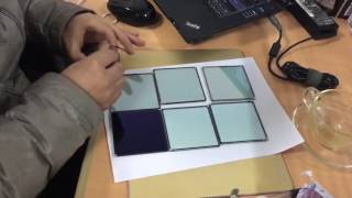 ECD（Electrochromic glass devices） [upl. by Cutty]