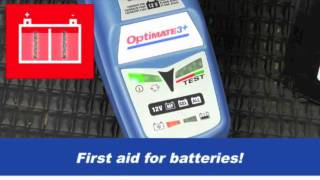 OptiMate 3 Battery saving chargermaintainer for 12V motorcycle batteries [upl. by Edee306]