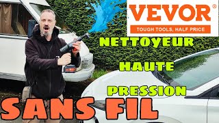 nettoyeur haute pression SANS FIL VEVOR 🤯 SUPER PRATIQUE pour le 4x4 le camping car ou le VTT [upl. by Lonnard]